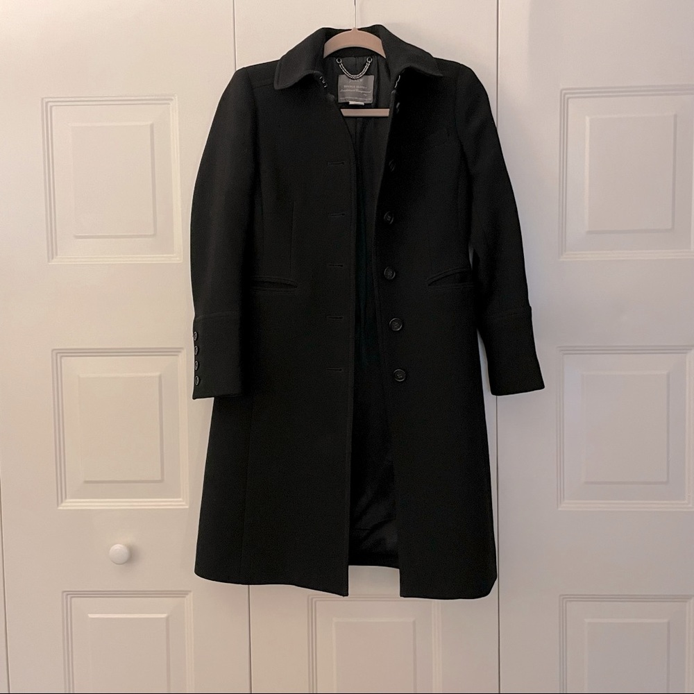 J. Crew Black Pea Coat